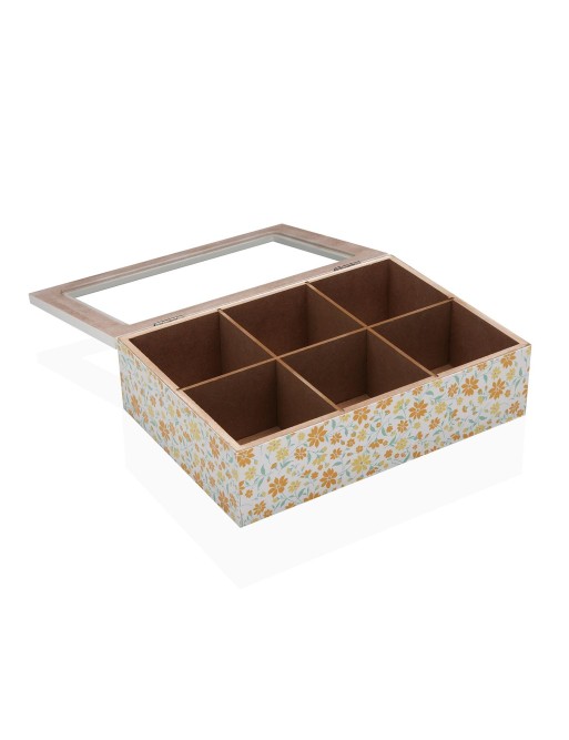 CAJA PARA TE DE MADERA MODELO NIVORA