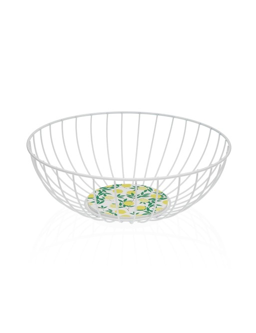 WEISSE OBSTSCHALE ODER KORB MODELL ZITRONEN