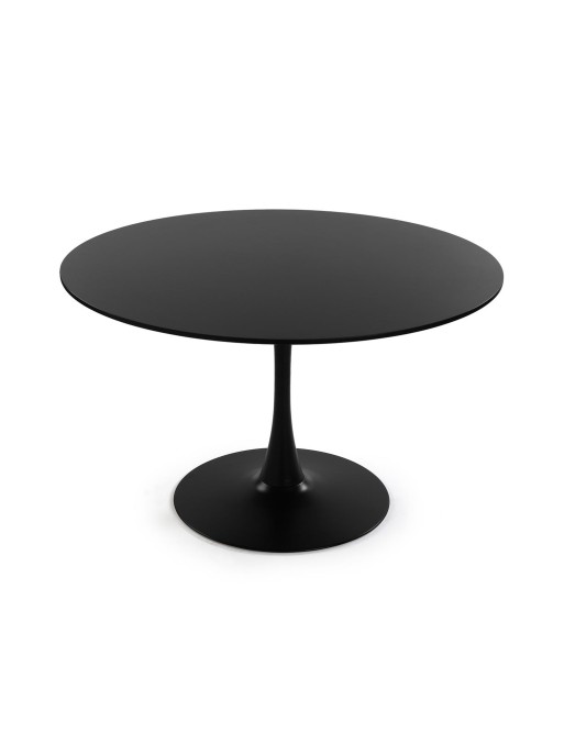 SCHWARZER TISCH LIA 120 CM