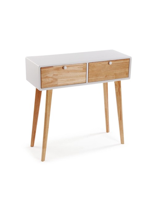 TABLE D’ENTRÉE OU CONSOLE AVEC 2 TIROIRS MODÈLE LEILA 79,5 CM