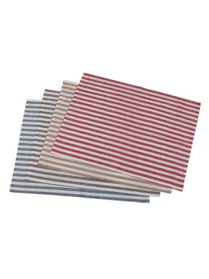 CUATRO PAÑOS DE COCINA DE 50x70 CM MODELO CON RAYAS