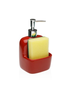 DISTRIBUTEUR DE SAVON AVEC MODÈLE ROUGE