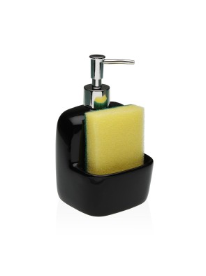 DISTRIBUTEUR DE SAVON ET DE CASIER MODÈLE NOIR