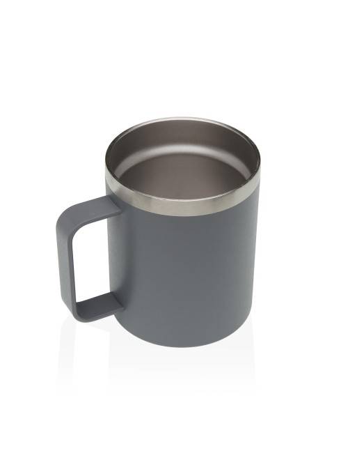 TAZA TÉRMICA GRIS DE 350 ML
