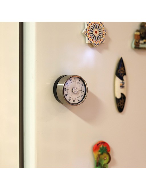 ROUND MODEL STEEL MAGNETIC TIMER