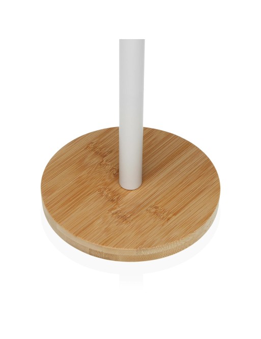 PORTE-ROULEAU EN BAMBOU BLANC ET MÉTAL MODÈLE VISAGRA PORTE-ROULEAU EN BAMBOU BLANC ET MÉTAL MODÈLE VISAGRA