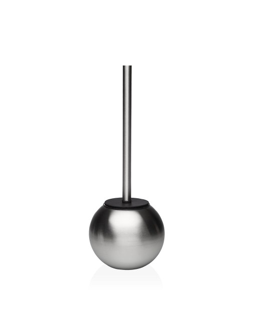 ROUND METALLIC TOILET BRUSH HOLDER MODEL SPHERE