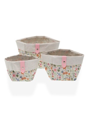 SET DE 3 CESTAS CUADRADAS MODELO AMAYA