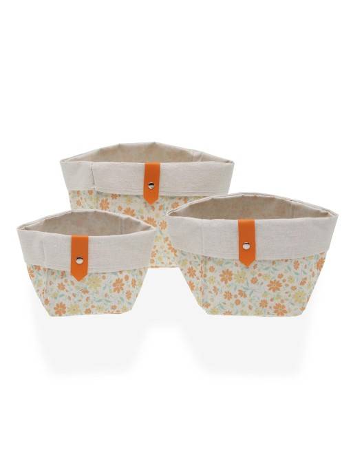 SET OF 3 SQUARE BASKETS MODEL NIVORA SET OF 3 SQUARE BASKETS MODEL NIVORA