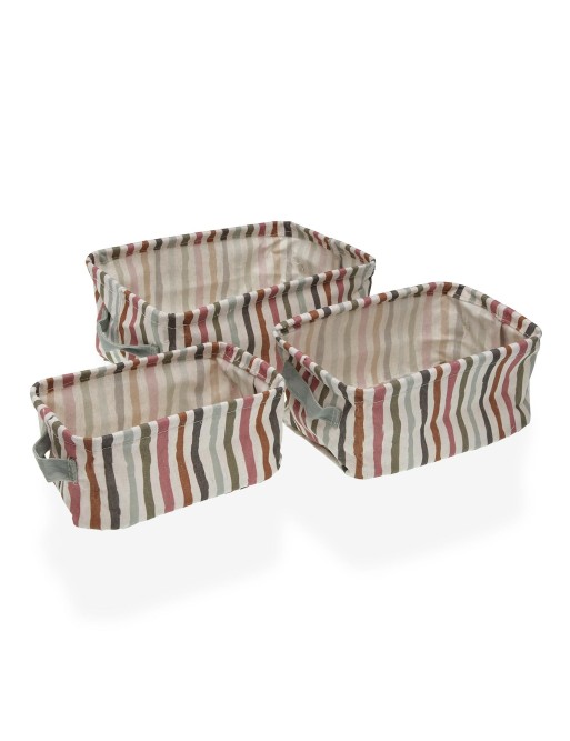 SET OF 3 RECTANGULAR BASKETS MODEL ETERNA