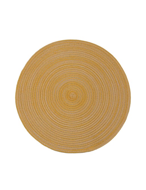 PLACEMAT OR PLACEMAT MODEL YELOW ROUND