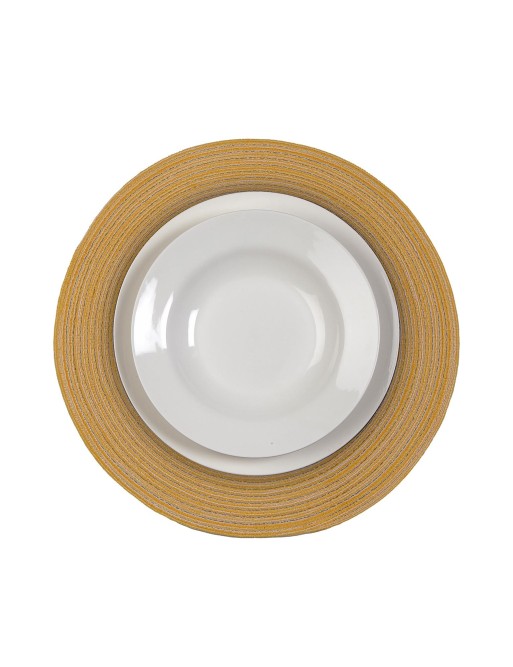 SALVAMANTEL O MANTEL INDIVIDUAL MODELO YELOW ROUND