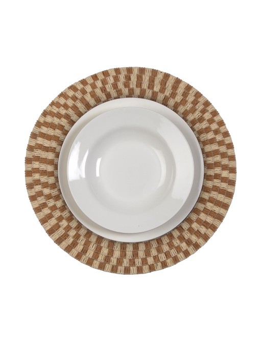 SET DE TABLE OU SET DE TABLE MODÈLE BRUN NATUREL