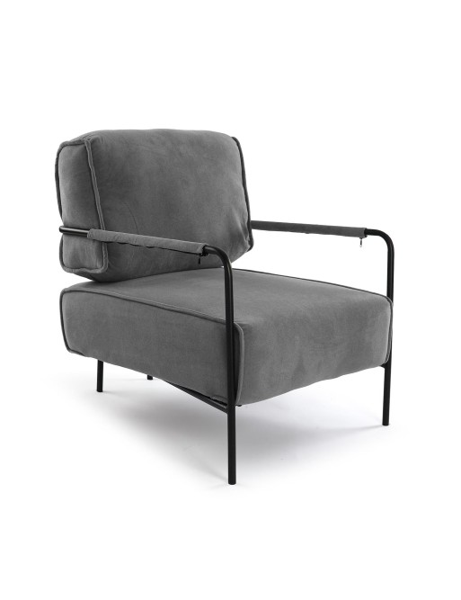 FAUTEUIL GRIS AVEC ACCOUDOIRS MODÈLE MAYTE FAUTEUIL GRIS AVEC ACCOUDOIRS MODÈLE MAYTE