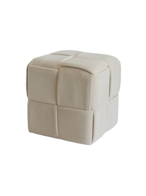 PUF CUADRADO MODELO CANDY BEIGE