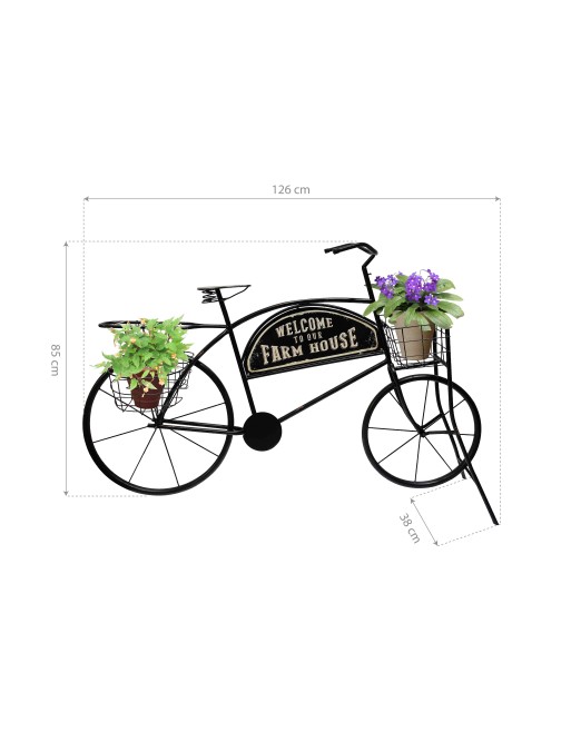 MACETERO BICICLETA PARA JARDIN MODELO WELCOME