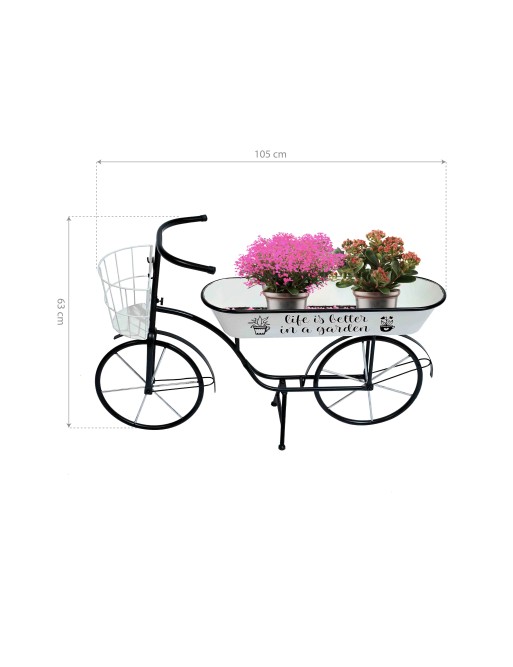 MACETERO BICICLETA PARA JARDIN MODELO LIFE IN A GARDEN