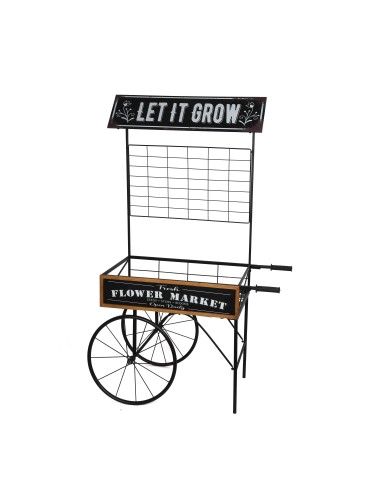 CHARIOT DE JARDIN DE MARCHÉ AUX FLEURS POUR POTS
