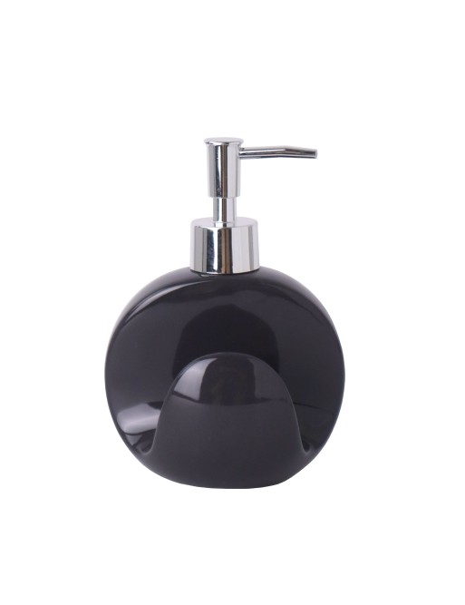 MODÈLE BUBBLE DISTRIBUTEUR DE SAVON GRIS FONCÉ AVEC SUPPORT