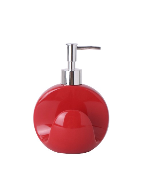 SOAP DISPENSER WITH RED BUBBLE MODEL
