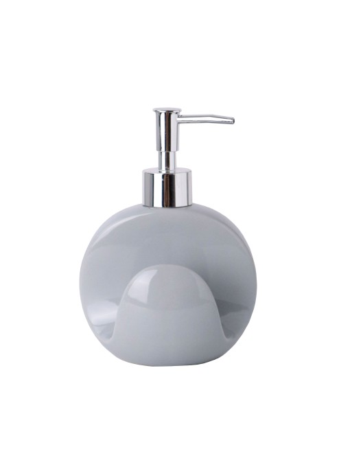 DISTRIBUTEUR DE SAVON AVEC BULLE MODÈLE GRIS DISTRIBUTEUR DE SAVON AVEC BULLE MODÈLE GRIS