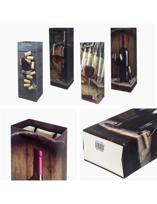 PACKUNG MIT 8 BEUTELN MODELL WEIN