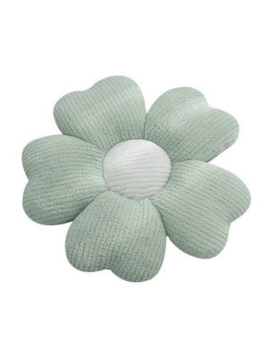 LIGHT GREEN FLOWER TEXTILE CUSHION MODEL