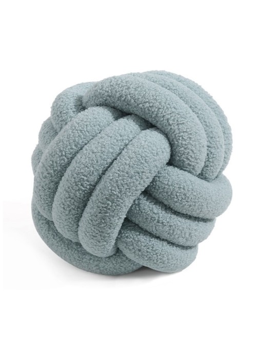 COJIN TEXTIL MODELO NUDOS VERDE DE 20 CM