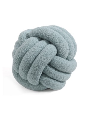 COJIN TEXTIL MODELO NUDOS VERDE DE 25 CM