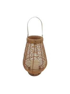 31 CM LAMP OR LANTERN WITH LED LIGHT MODEL RATTAN