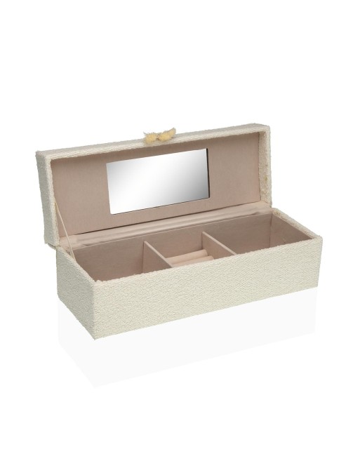 SCHMUCKSCHATULLE AUS HOLZ MIT ZWEI FÄCHERN MODELL LUCYS