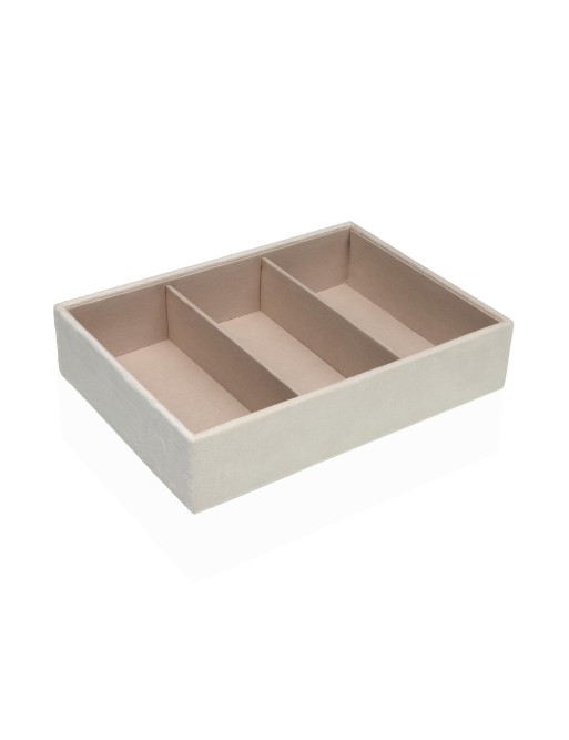 WOODEN JEWELRY BOX WITH 3 LARGE COMPARTMENTS MODEL LUCY