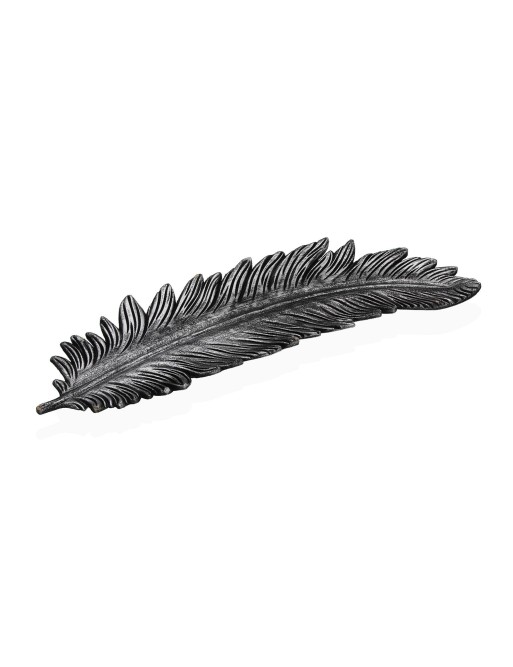 CENTERPIECE OR DECORATIVE TRAY SILVER FEATHER MODEL CENTERPIECE OR DECORATIVE TRAY SILVER FEATHER MODEL