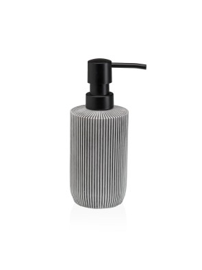 BLACK AND WHITE SOAP DISPENSER MODEL ISLAND