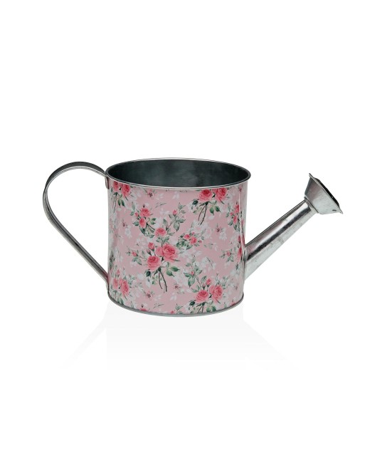 PINK WATERING CAN MODEL ROSES 26 CM