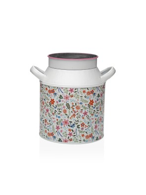 BLUME ROSE VASE AUS METALL