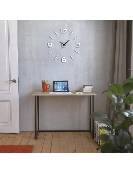 ADHESIVE WALL CLOCK MODEL NUMBERING WHITE