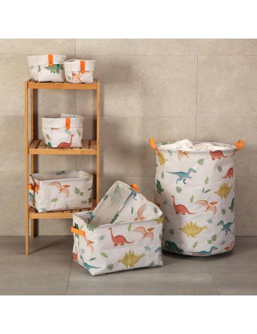 SET OF 3 SQUARE BASKETS JURASSIC MODEL