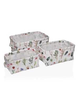 SET DE 3 CESTAS RECTANGULARES MODELO ZENDA