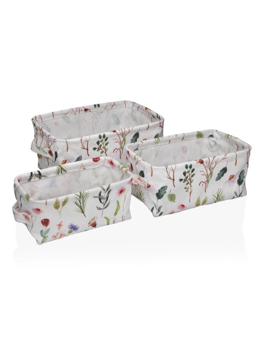 SET OF 3 RECTANGULAR BASKETS MODEL ZENDA
