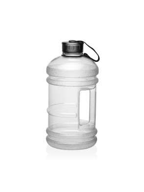 2 LITER TRANSPARENTE FLASCHE EDELSTAHLKAPPE MODELL