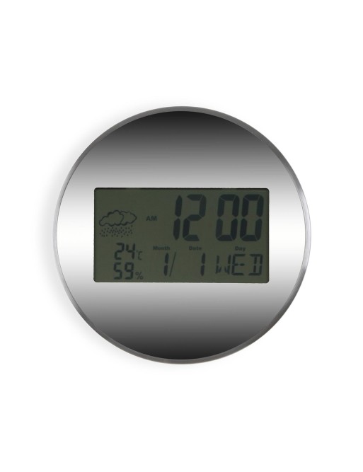 RELOJ DIGITAL DE PARED MODELO METALICO LUNA