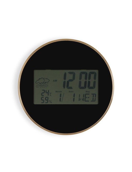 BLACK DIGITAL WALL CLOCK MODEL LUNA BLACK DIGITAL WALL CLOCK MODEL LUNA