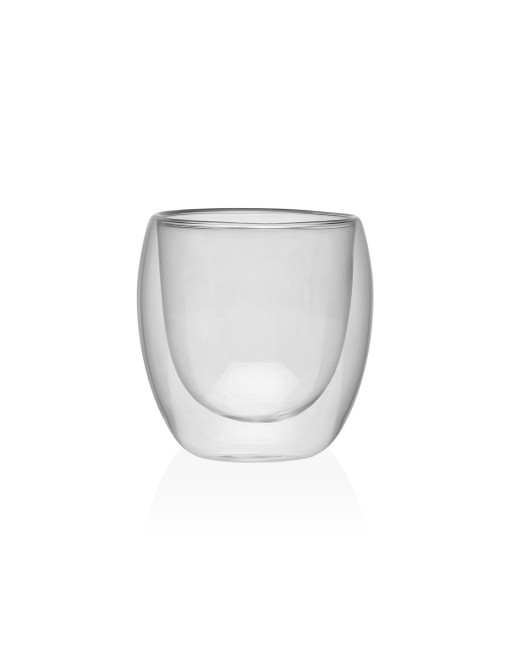 SECHS DOPPELWANDIGE GLASGLÄSER MODELL DOUBLE