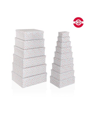 SET CON 15 CAJAS DE CARTON MODELO CONFETTI