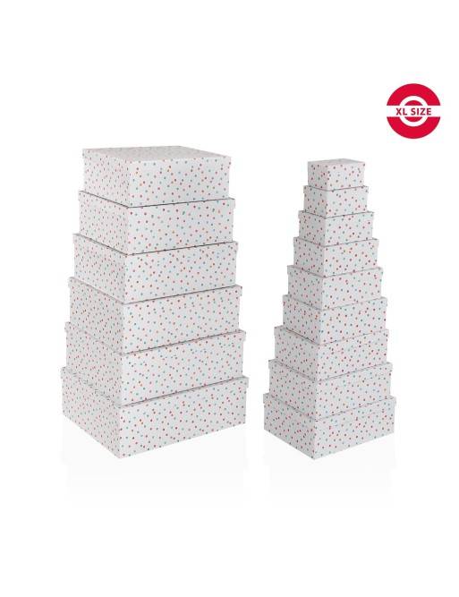 SET MIT 15 PAPPSCHACHTELN MODELL CONFETTI SET MIT 15 PAPPSCHACHTELN MODELL CONFETTI