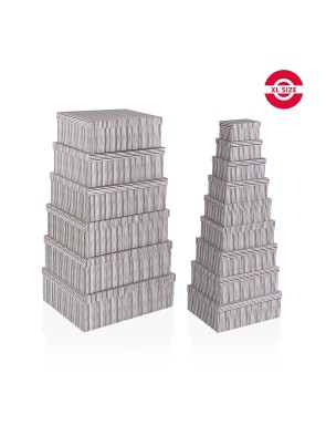 SET MIT 15 PAPPSCHACHTELN MODELL LIGNE