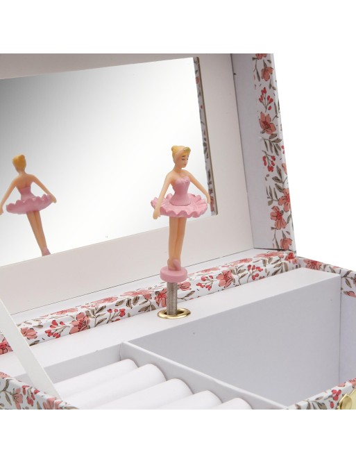 JEWELRY BOX WITH BALLERINA AND MIRROR MODEL ROSES
