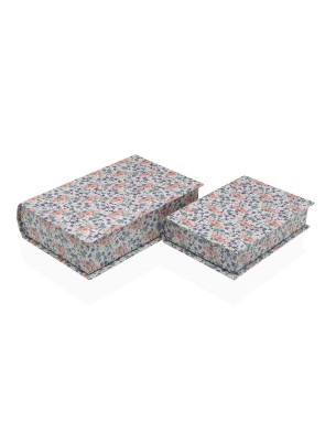 LOT DE 2 LIVRES À RANGER MODÈLE BOUQUET