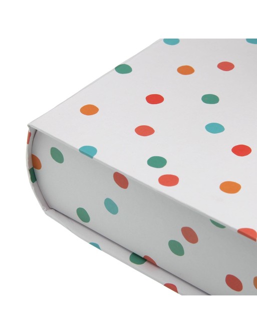 LOT DE 2 LIVRES POUR RANGEMENT MODÈLE CONFETTI